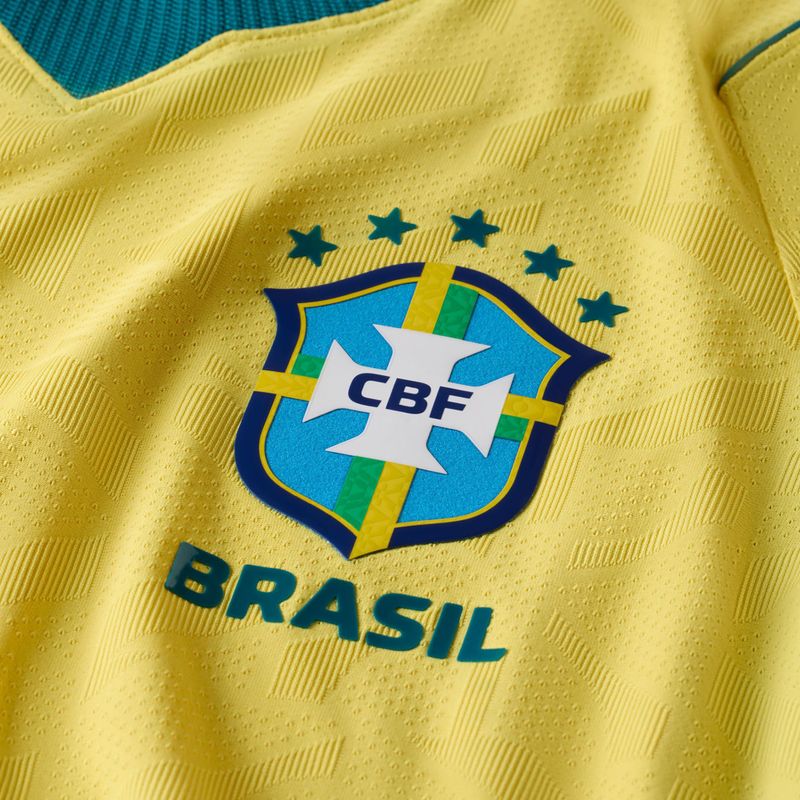 Herren-Fußballtrikot Nike Brazil 2026/27 Match Home canary/light mint/geode teal 11