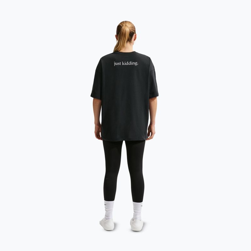 Damen-T-Shirt Nike Dri-Fit black/white/white 3