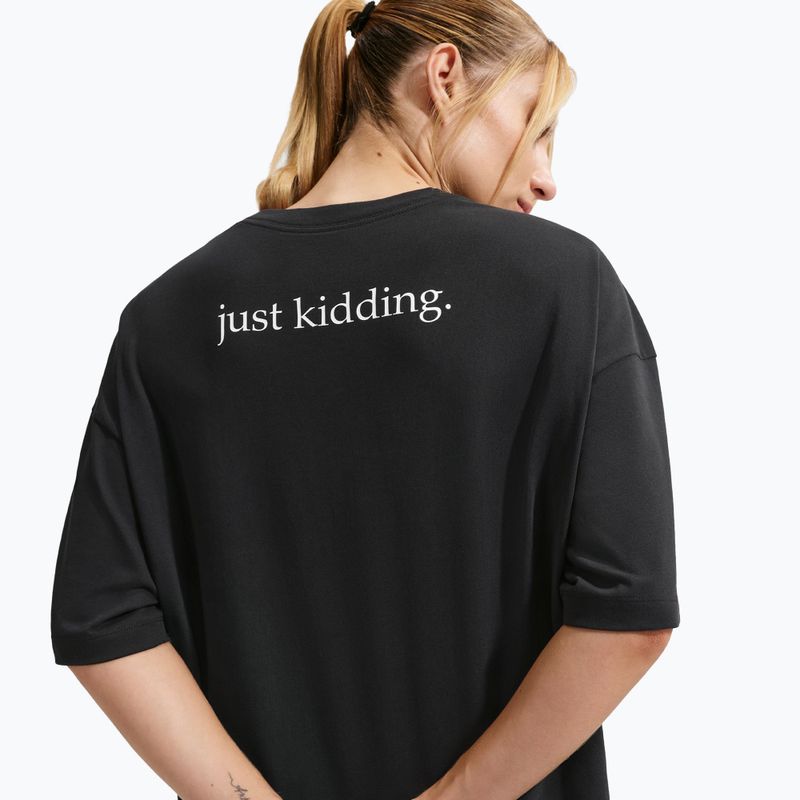 Damen-T-Shirt Nike Dri-Fit black/white/white 6