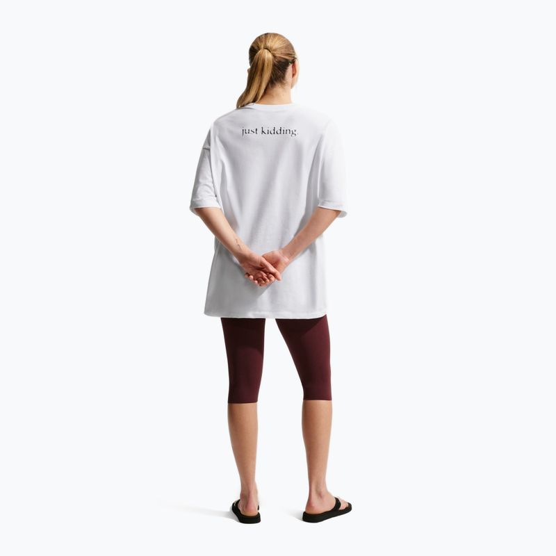 Damen-T-Shirt Nike Dri-Fit white/black/black 3