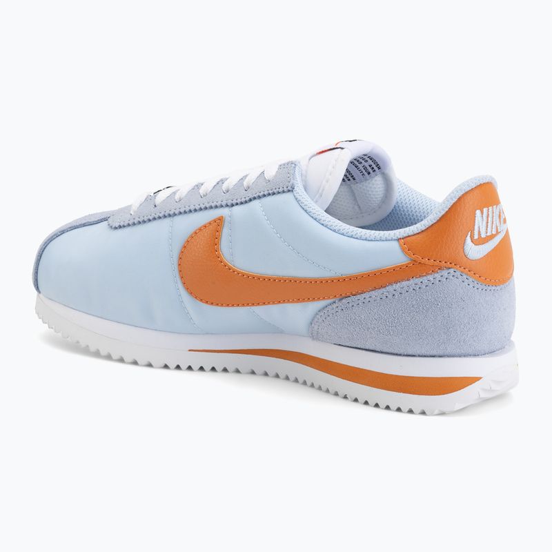 Damen-Sneaker Nike Cortez hydrogen blue/white/hot curry 3