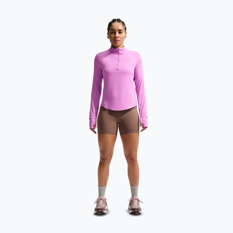 Laufpullover für Damen Nike Swift Dri-FIT UV 1/4-Zip light magenta 2
