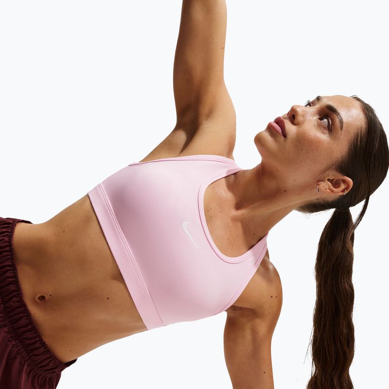 Sport-BH Nike Swoosh Medium Support pink foam/stone mauve/white 5