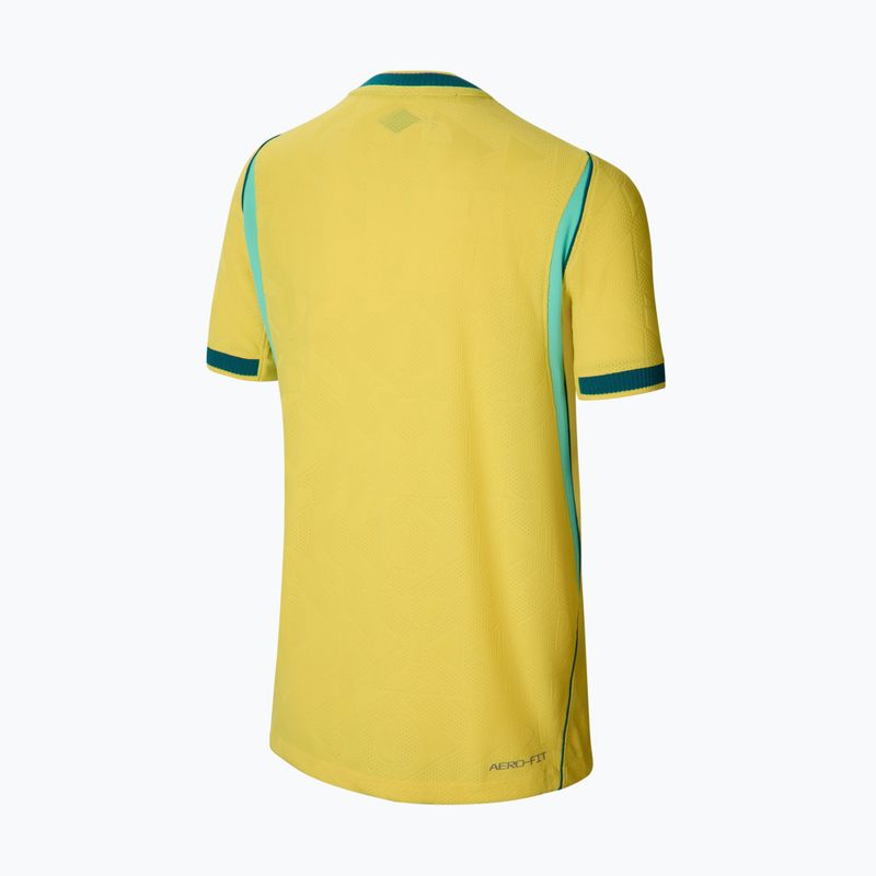 Kinder-Fußballtrikot Nike Brazil 2026/27 Match Home canary/light mint/geode teal 2