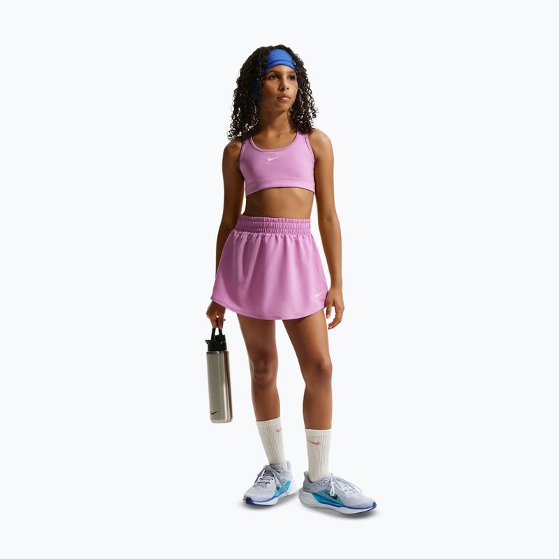 Kinder Trainings-BH Nike Swoosh light magenta/white 2