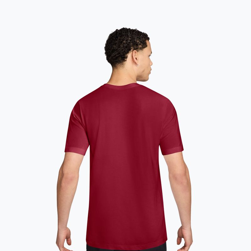 Herren T-Shirt Nike Dri-Fit Running team crimson/light crimson 2