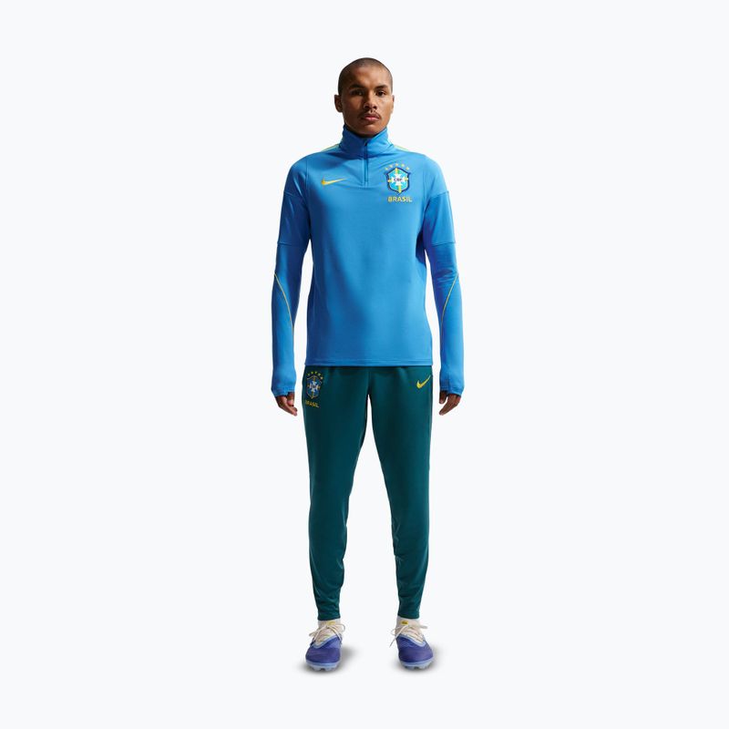 Herren-Fußballtrikot Nike Brazil Strike light photo blue/light menta/midwest gold 2