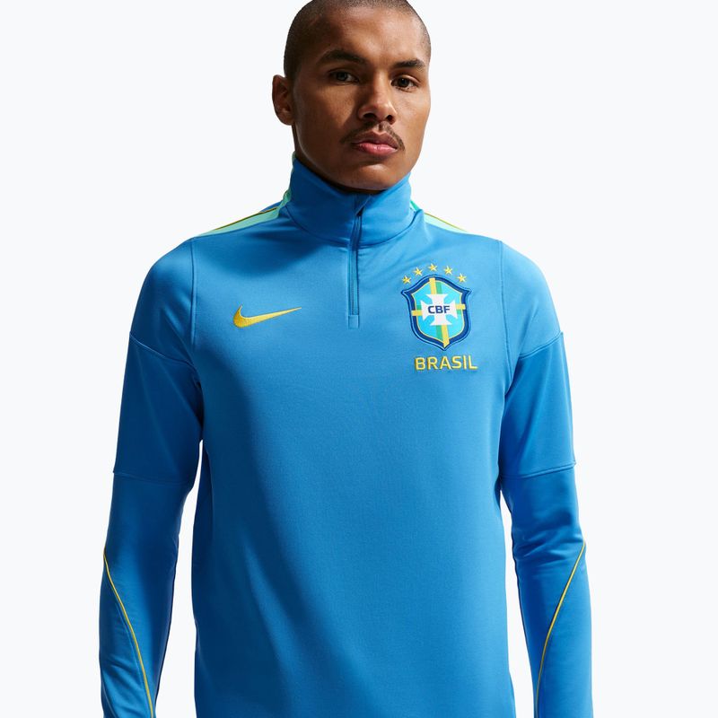 Herren-Fußballtrikot Nike Brazil Strike light photo blue/light menta/midwest gold 4