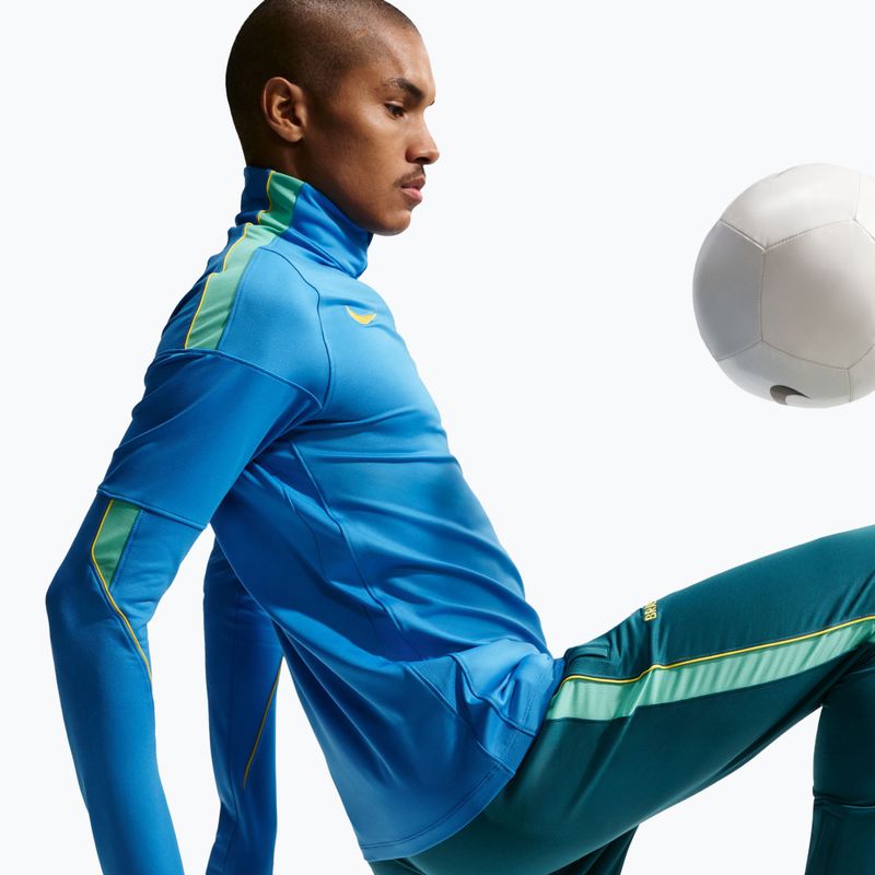 Herren-Fußballtrikot Nike Brazil Strike light photo blue/light menta/midwest gold 6