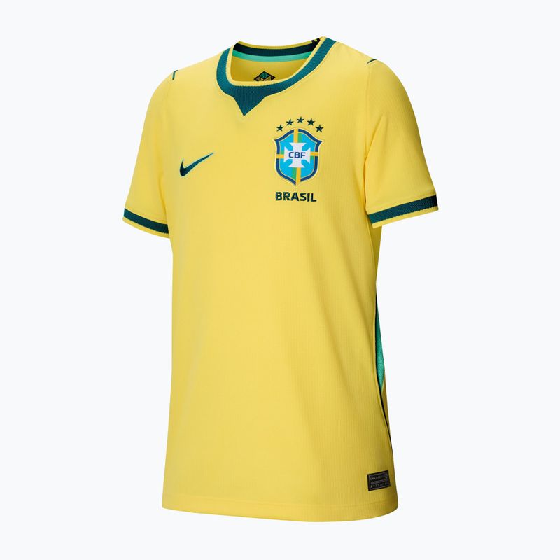 Kinder-Fußballtrikot Nike Brazil 2026 Stadium Home Soccer Replica canary/light menta/geode teal 7