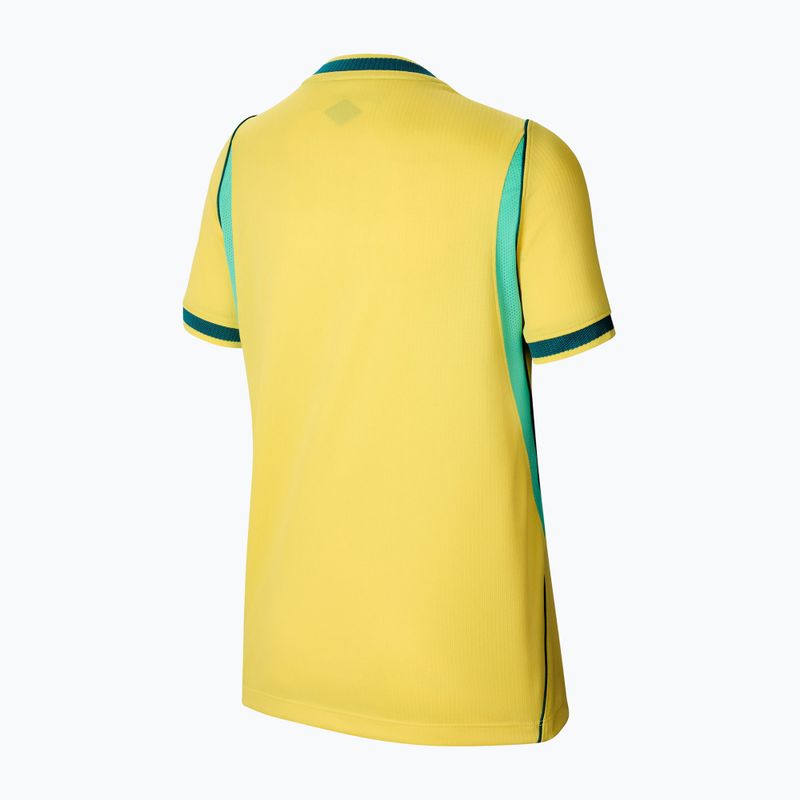 Kinder-Fußballtrikot Nike Brazil 2026 Stadium Home Soccer Replica canary/light menta/geode teal 8
