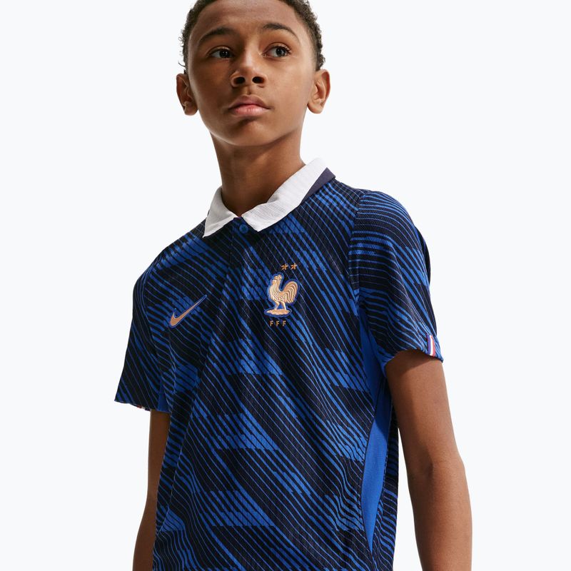 Kinder-Fußballtrikot Nike FFF 2026/27 Match Home game royal/metallic copper 7