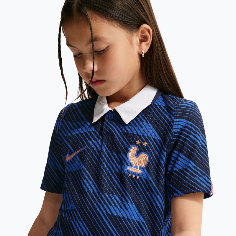 Kinder-Fußballtrikot Nike FFF 2026/27 Match Home game royal/metallic copper 9