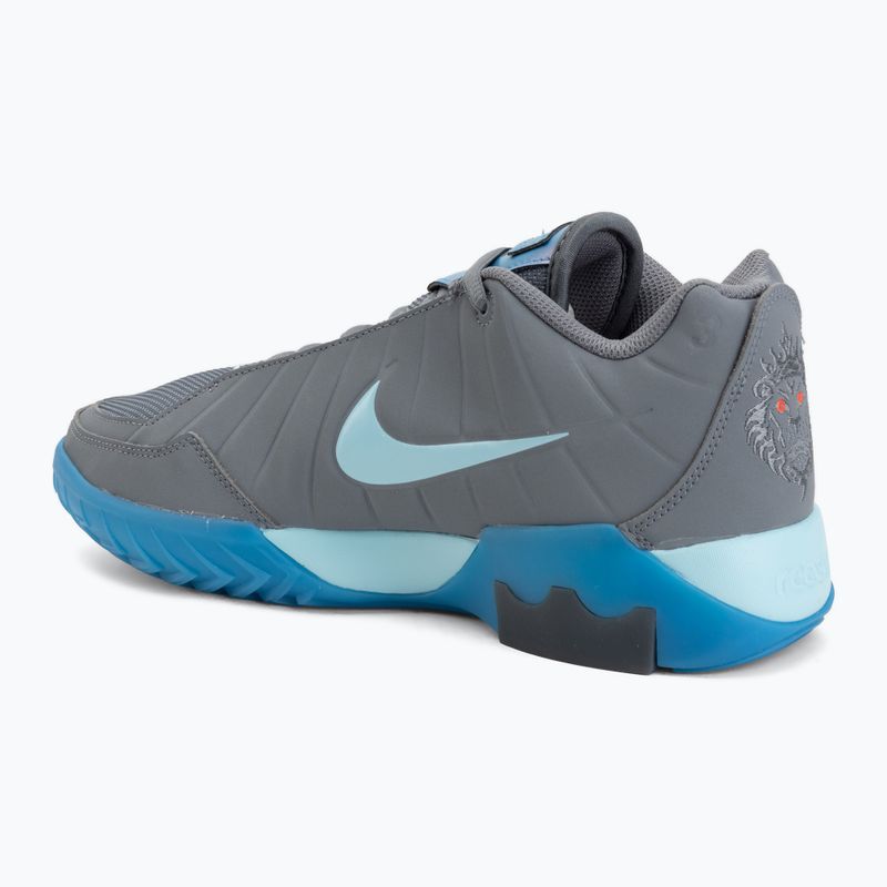 Herren-Basketballschuhe Nike LeBron Witness 9 cool grey/glacier ice/aurora blue 3