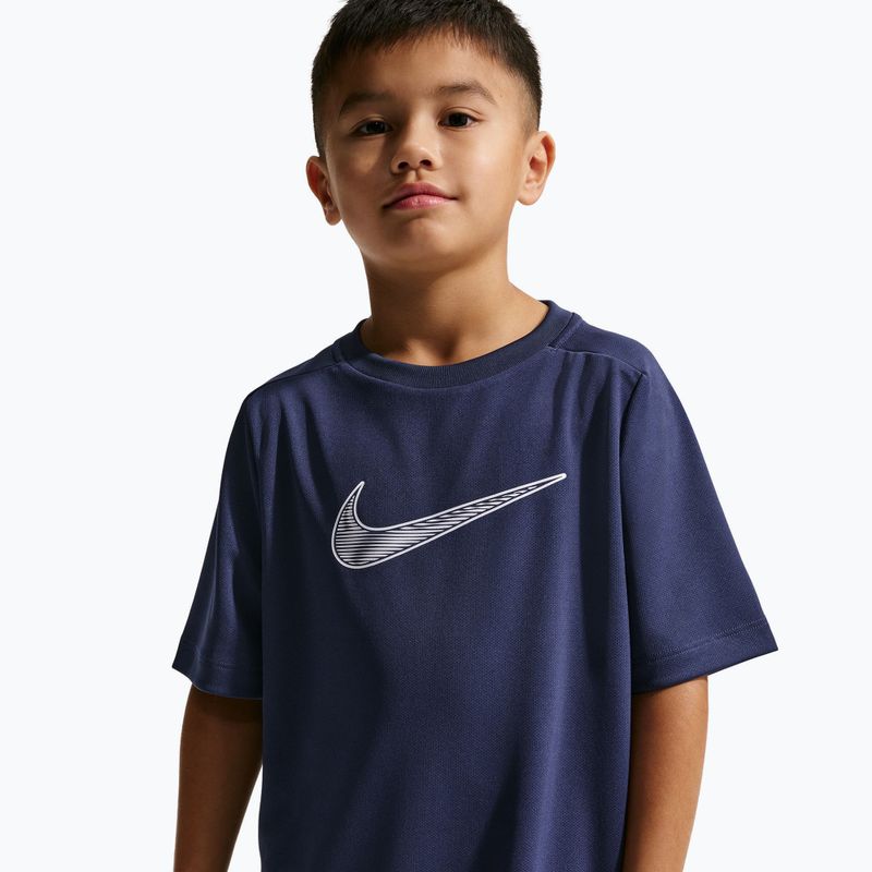 Kinder-Shirt Nike Multi Dri-Fit midnight navy/white 4
