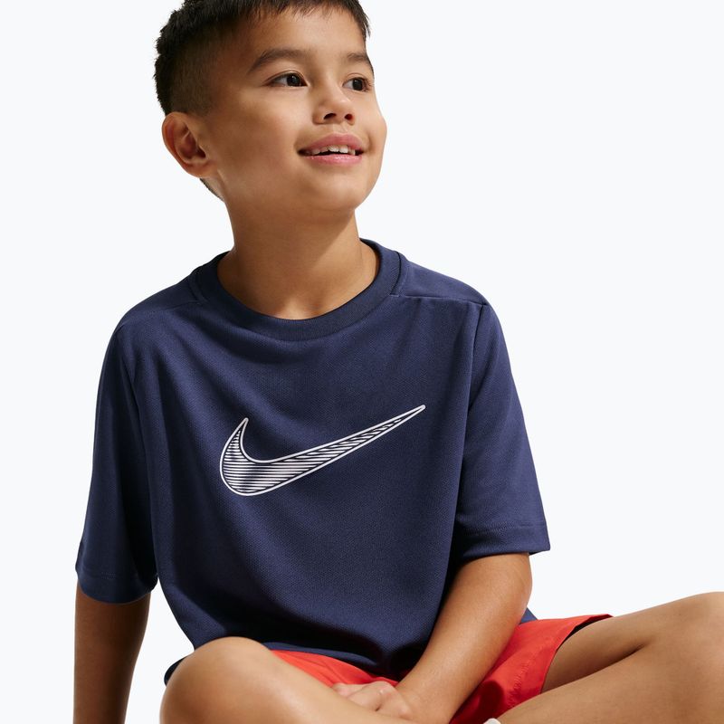 Kinder-Shirt Nike Multi Dri-Fit midnight navy/white 5
