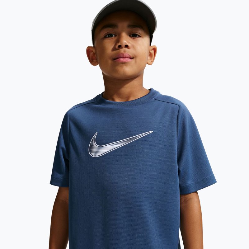 Kinder-T-Shirt Nike Multi Dri-Fit mystic navy/white 4