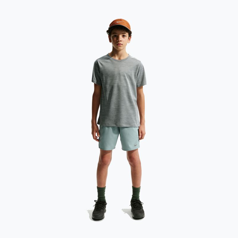 Kinder-Shirt Nike Miler smoke grey/heather 3