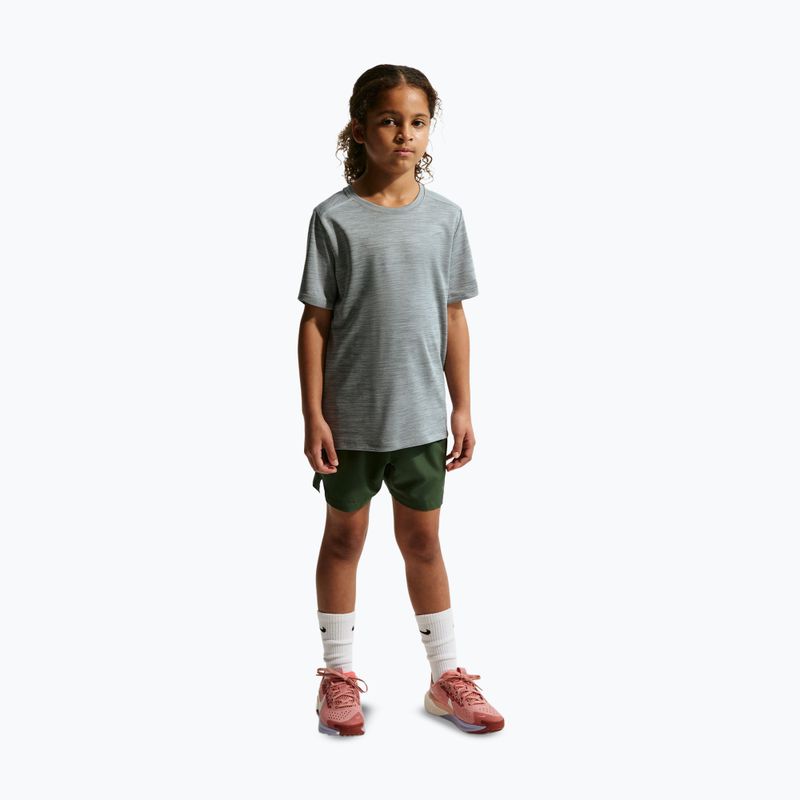Kinder-Shirt Nike Miler smoke grey/heather 6