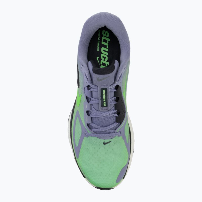 Herren-Laufschuhe Nike Structure Plus iron purple/off black-sail/voltage green 5