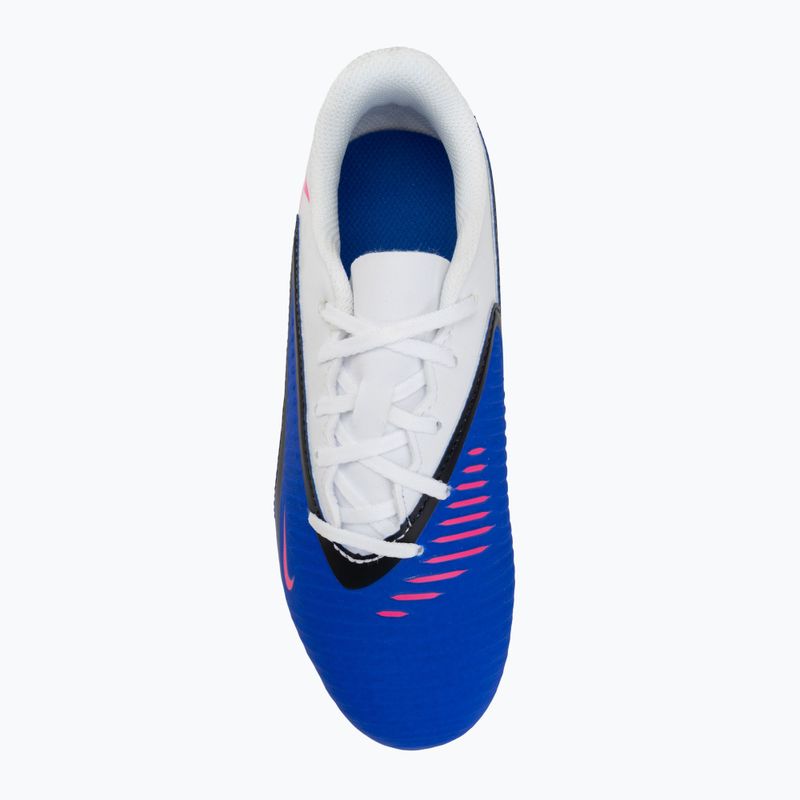 Kinder-Fußballschuhe Nike Phantom 6 Low Club MG racer blue/white/pink blast 5