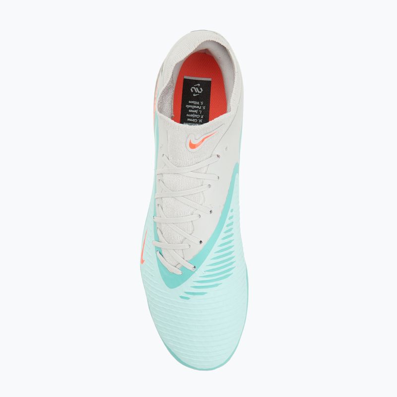 Herren-Fußballschuhe Nike United Phantom 6 High Academy FG/MG pistachio frost/hyper orange 5