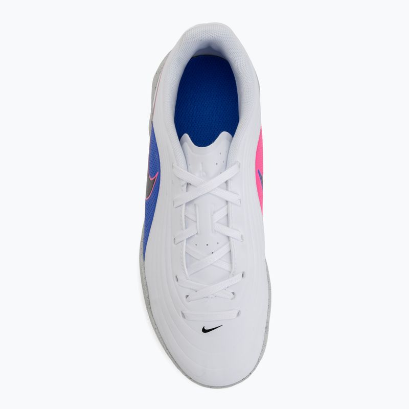 Kinder-Fußballschuhe Nike Tiempo Maestro Club Jr IC white/racer blue/pink blast/black 5