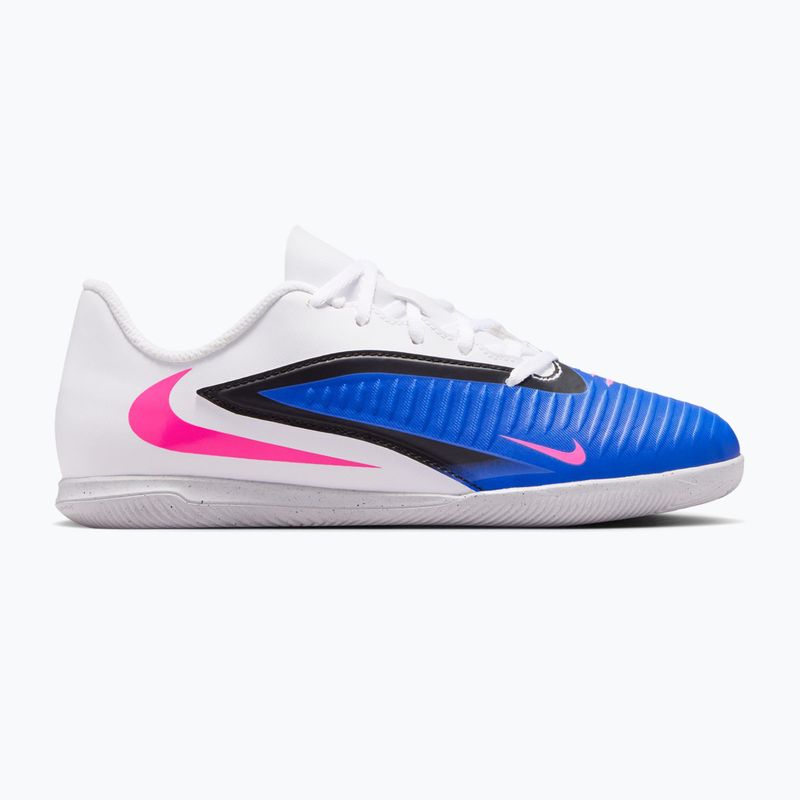 Kinder-Fußballschuhe Nike Jr. Phantom 6 Low Club IN racer blue/white/pink blast 9