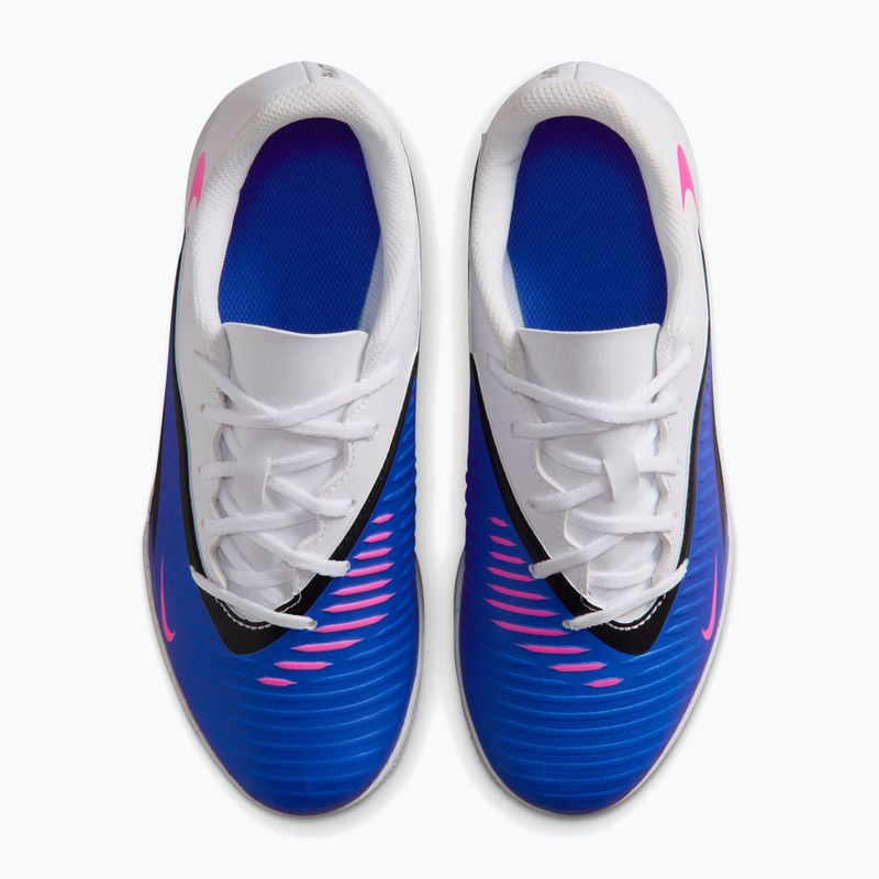 Kinder-Fußballschuhe Nike Jr. Phantom 6 Low Club IN racer blue/white/pink blast 13