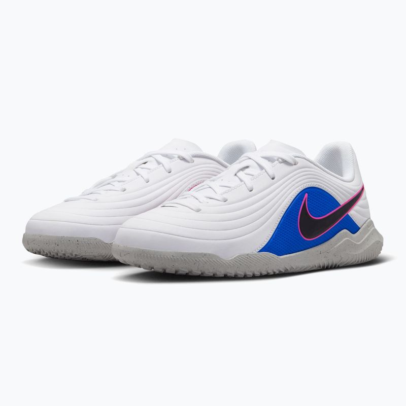 Kinder-Fußballschuhe Nike Tiempo Maestro Club Jr IC white/racer blue/pink blast/black 3