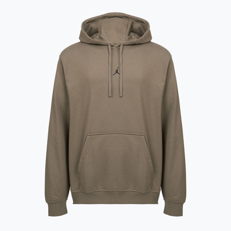 Herren Sweatshirt Nike Sport Crossover Dri-Fit olive grey/black 7