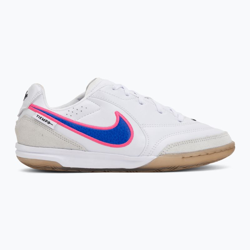 Kinder-Fußballschuhe Nike Tiempo Streetgato Jr white/pink blast/racer blue 2