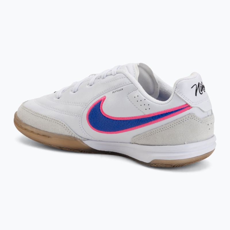 Kinder-Fußballschuhe Nike Tiempo Streetgato Jr white/pink blast/racer blue 3