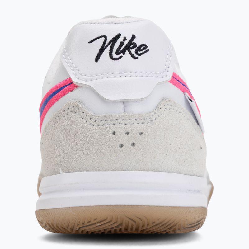 Kinder-Fußballschuhe Nike Tiempo Streetgato Jr white/pink blast/racer blue 6