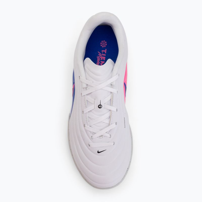 Kinder-Fußballschuhe Nike Tiempo Maestro Academy Jr TF white/racer blue/pink blast/black 5