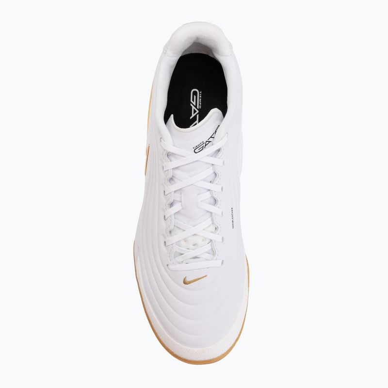 Herren-Fußballschuhe Nike Tiempo Reactgato IC white/metallic gold 5