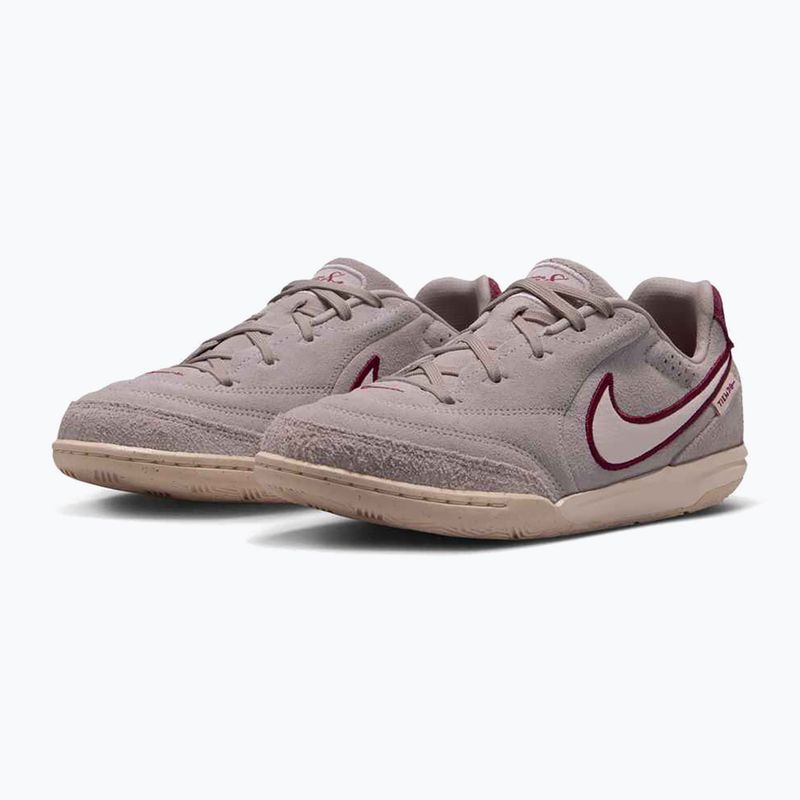 Kinder-Fußballschuhe Nike Tiempo Streetgato Premium Jr moon particle/team red/chalk 3