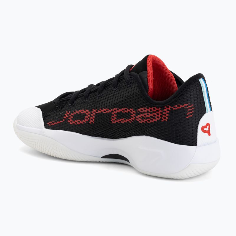 Herren-Basketballschuhe Jordan Gap 77 black/white/university red 3