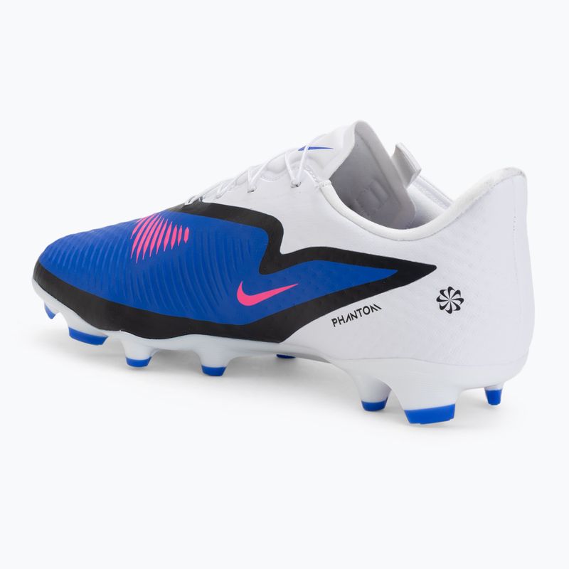 Herren Fußballschuhe Nike Phantom 6 Low Academy EasyOn FG/MG racer blue/white/pink blast 3