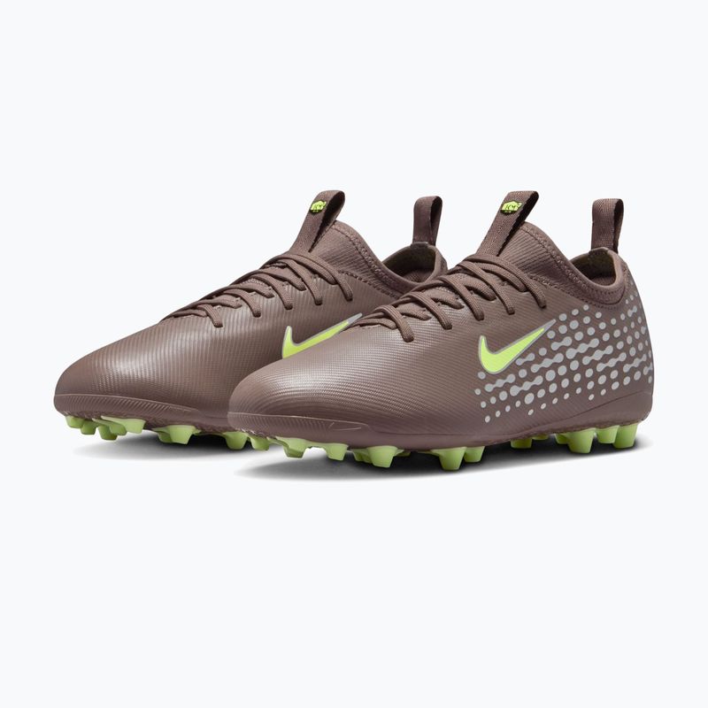 Kinder-Fußballschuhe Nike Zoom Vapor 16 Academy Kylian Mbappe Jr AG plum eclipse/metallic silver 3
