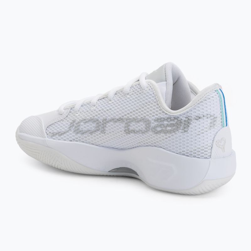 Herren Basketballschuhe Nike Jordan Luka 77 white/metallic silver/photon dust 3