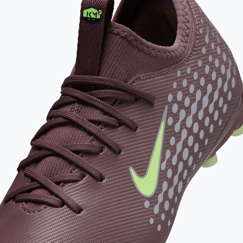 Kinder-Fußballschuhe Nike Mercurial Vapor 16 Academy Kylian Mbappe FG/MG plum eclipse/metallic silver 7