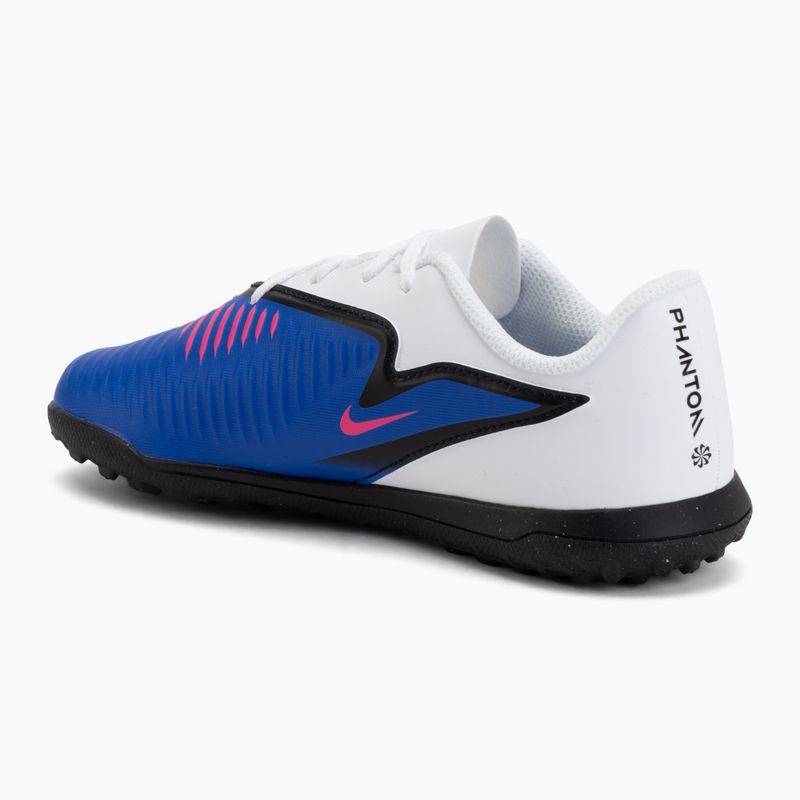 Kinder-Fußballschuhe Nike Jr. Phantom 6 Low Club TF racer blue/white/pink blast 3