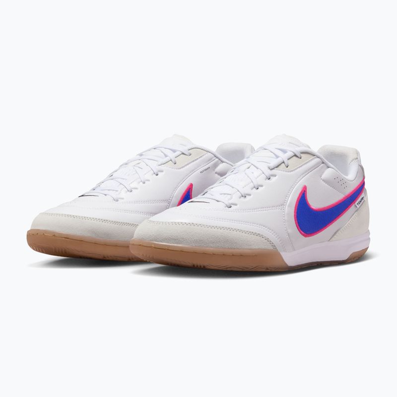 Herren-Fußballschuhe Nike Streetgato white/pink blast/racer blue 3