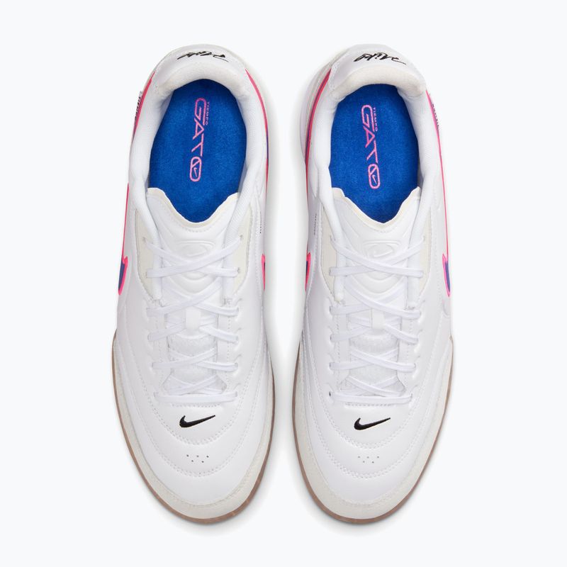 Herren-Fußballschuhe Nike Streetgato white/pink blast/racer blue 5