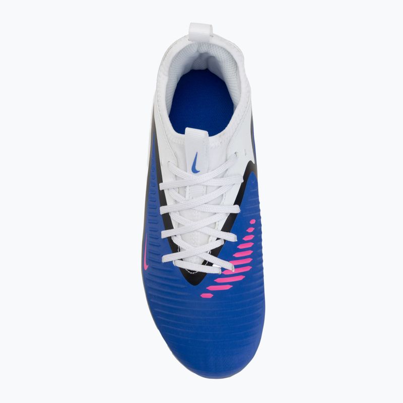Kinder-Fußballschuhe Nike Phantom 6 Low Academy FG/MG Jr racer blue/white/pink blast 5