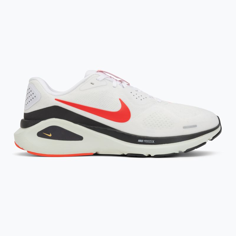 Herren-Laufschuhe Nike Structure 26 white/medium ash/bright crimson 2