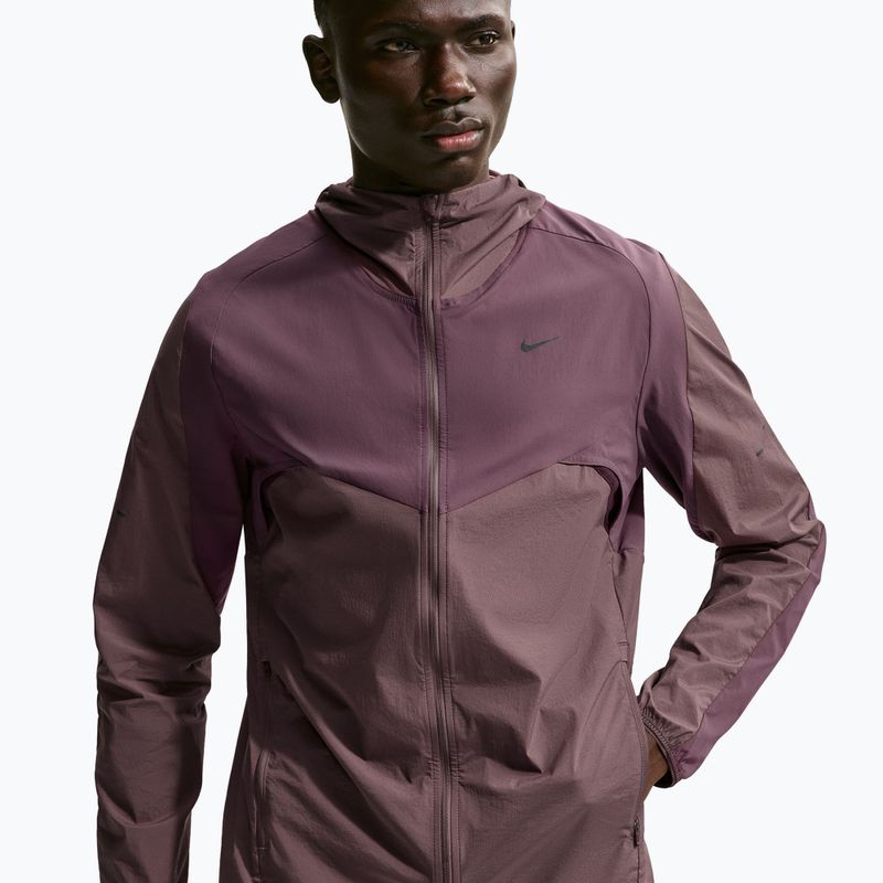 Herren-Laufjacke Nike Stride Dri-Fit dark wine/tattoo/burgundy crush 4