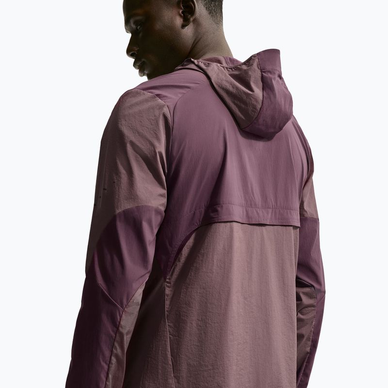 Herren-Laufjacke Nike Stride Dri-Fit dark wine/tattoo/burgundy crush 5