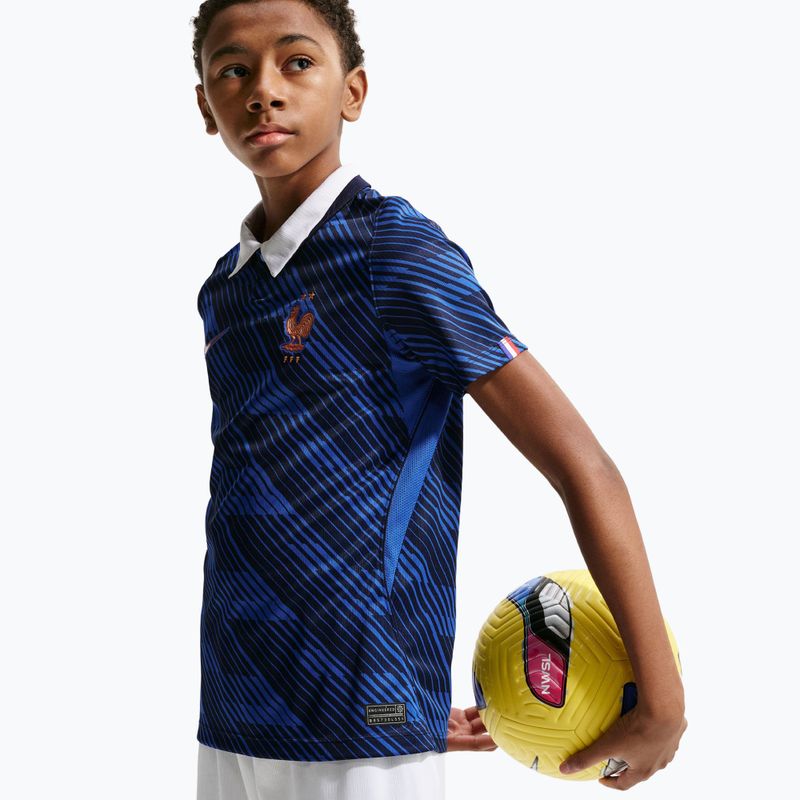 Kinder-Fußballshorts Nike FFF 2026 Stadium Home white/metallic copper 5